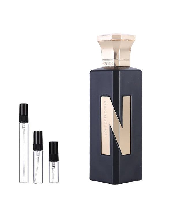 Naseem Night of Success sample – decant in a glass spray vial (2, 5 or 10 ml)
