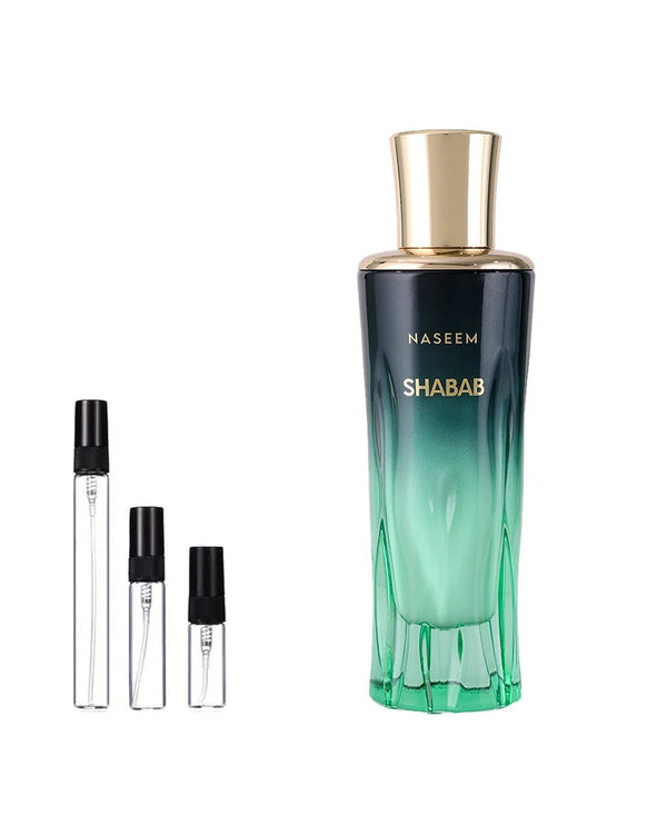 Naseem Shabab sample – decant in a glass spray vial (2, 5 or 10 ml)