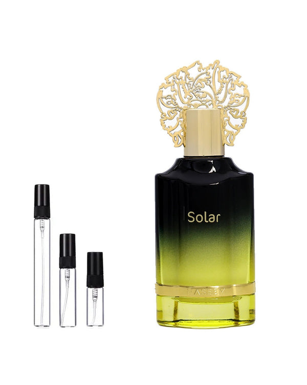 Naseem Solar sample – decant in a glass spray vial (2, 5 or 10 ml)