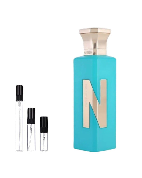 Naseem Twin Paradise sample – decant in a glass spray vial (2, 5 or 10 ml)
