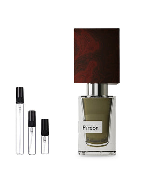 Nasomatto Pardon sample – decant in a glass spray vial (2, 5 or 10 ml)