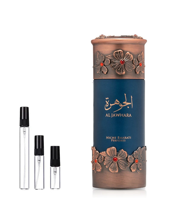 Niche Emarati Al Jawhara sample – decant in a glass spray vial (2, 5 or 10 ml)