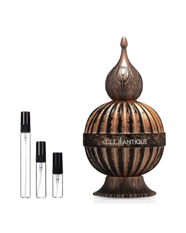 Niche Emarati Antique sample – decant in a glass spray vial (2, 5 or 10 ml)