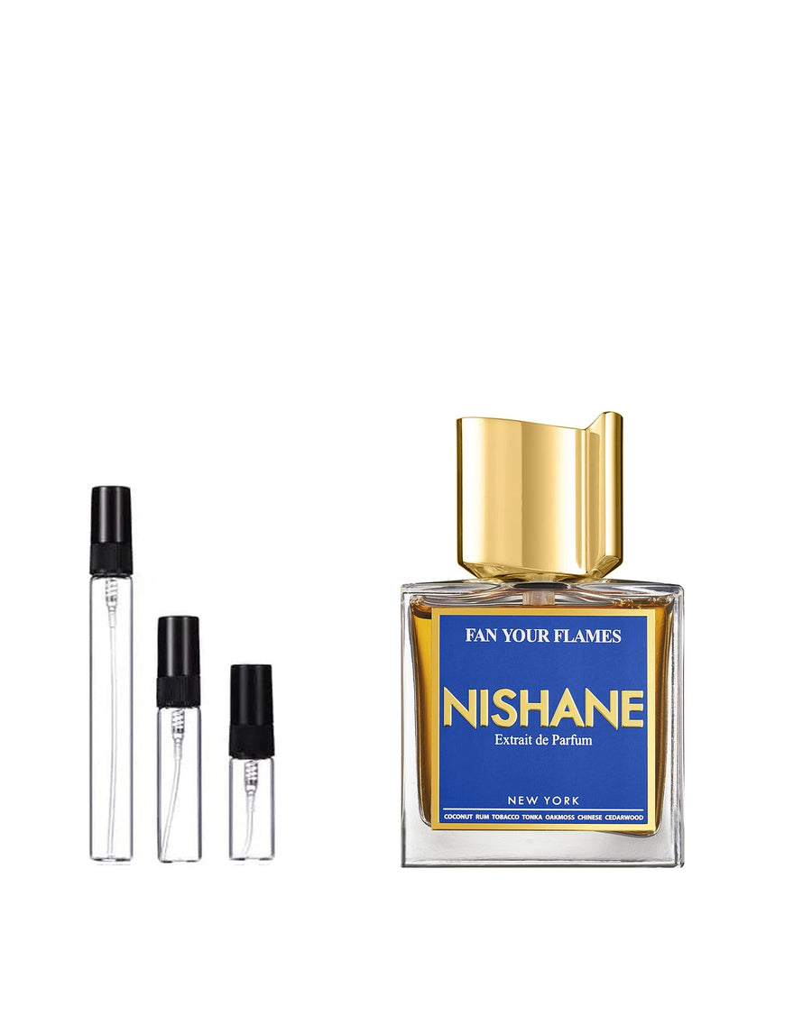 Nishane Fan Your Flames sample – decant in a glass spray vial (2, 5 or 10 ml)