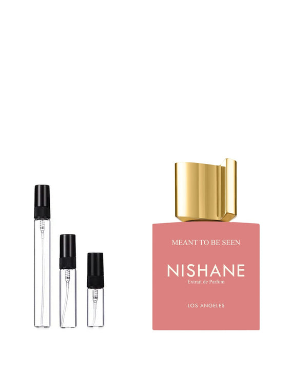 Nishane Meant to Be Seen Extrait de Parfum Sample – 2, 5 or 10 ml decant in a glass spray vial