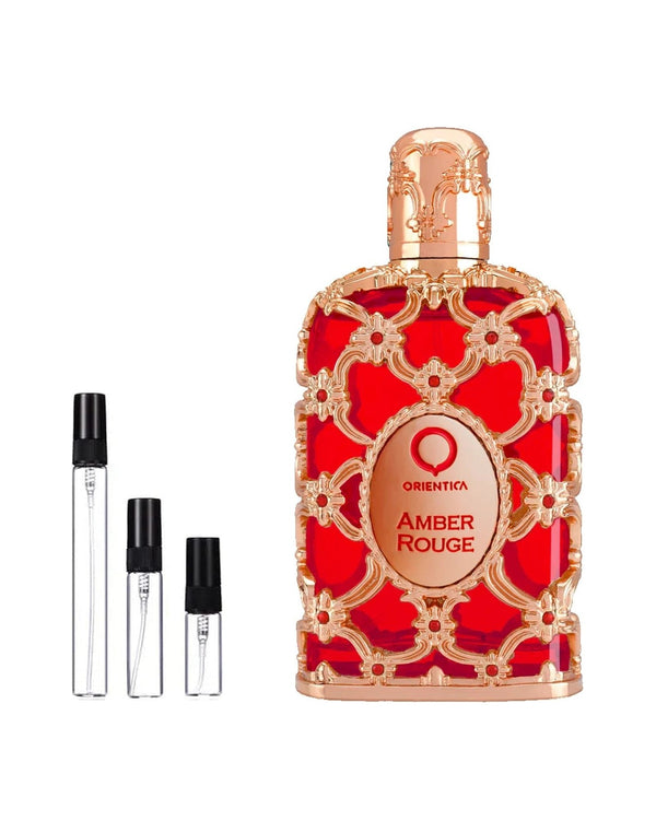 Orientica Amber Rouge sample – decant in a glass spray vial (2, 5 or 10 ml)