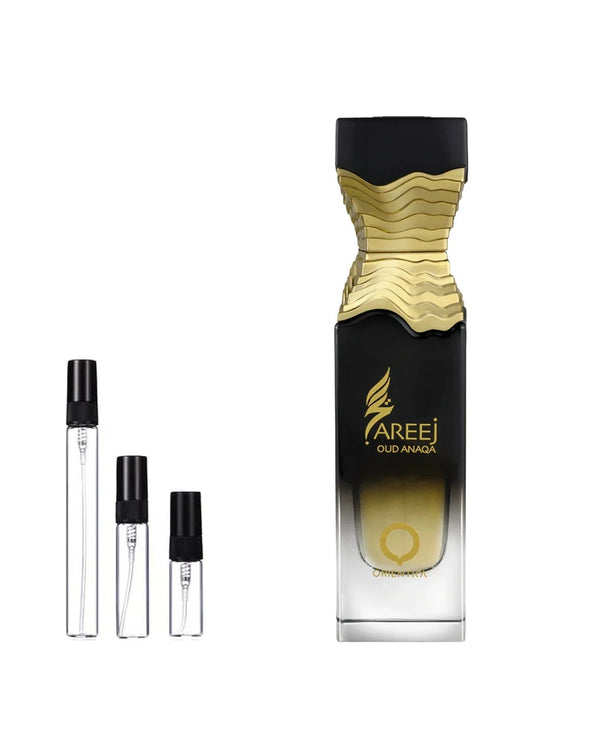 Orientica Areej Oud Anaqa sample – decant in a glass spray vial (2, 5 or 10 ml)