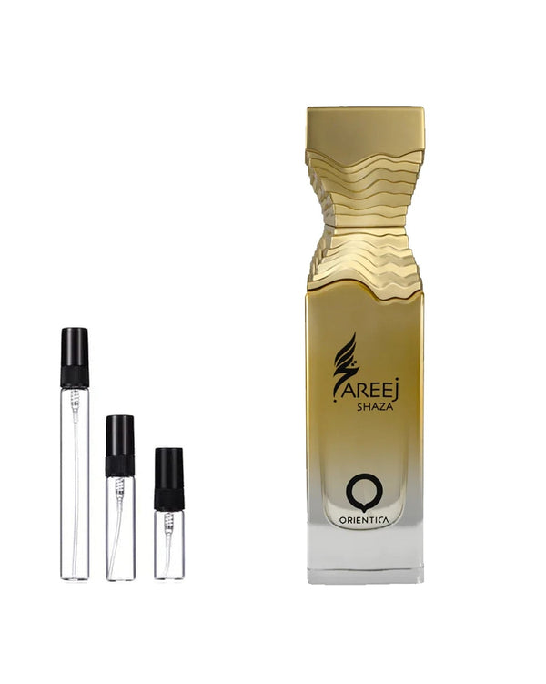 Orientica Areej Shaza sample – decant in a glass spray vial (2, 5 or 10 ml)