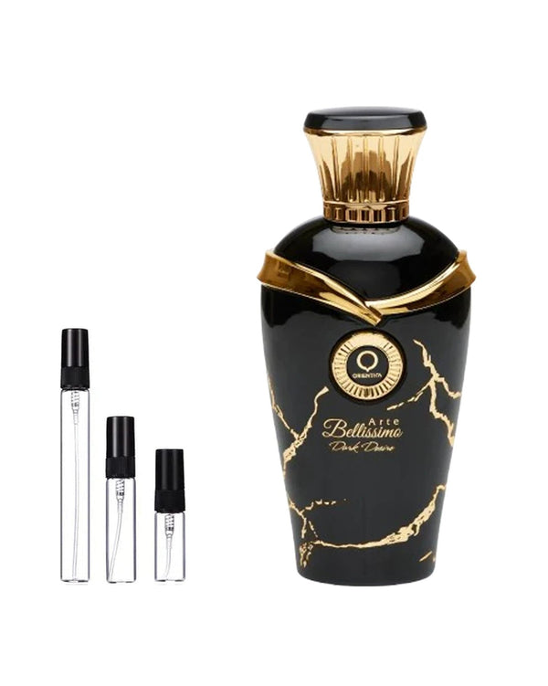 Orientica Arte Bellissimo Dark Desire sample – decant in a glass spray vial (2, 5 or 10 ml)