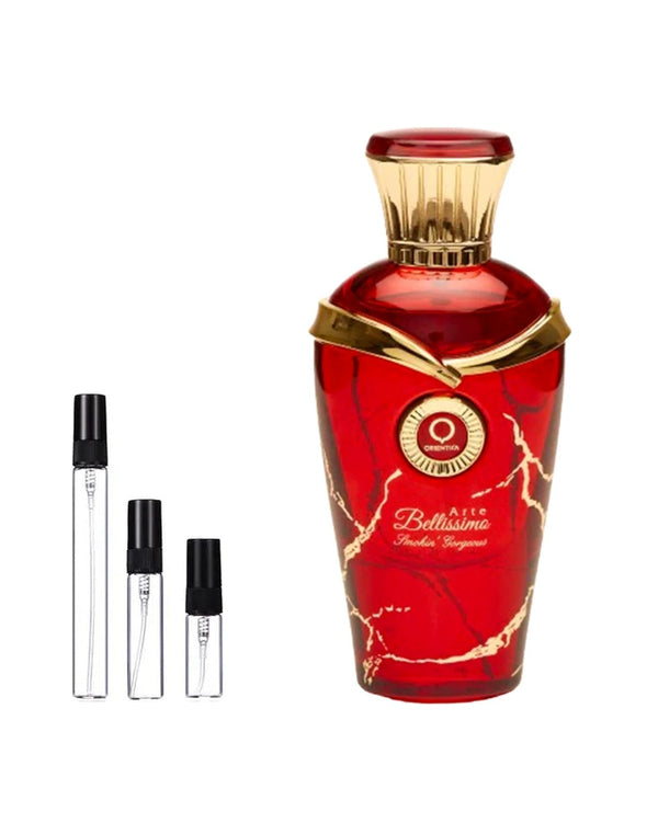 Orientica Arte Bellissimo Smokin' Gorgeous sample – decant in a glass spray vial (2, 5 or 10 ml)