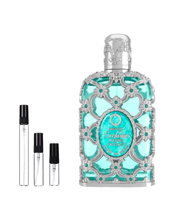 Orientica Azure Fantasy sample – decant in a glass spray vial (2, 5 or 10 ml)