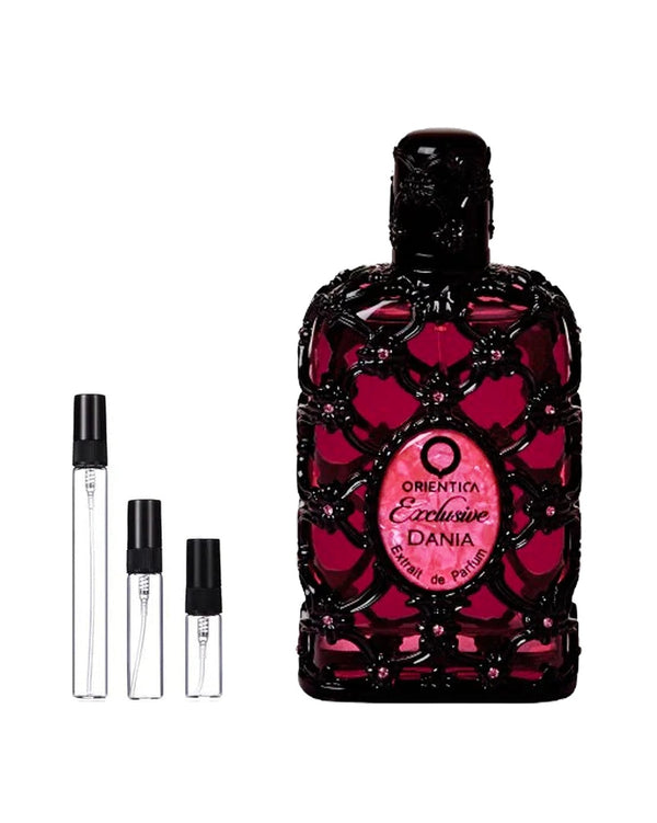 Orientica Dania sample – decant in a glass spray vial (2, 5 or 10 ml)