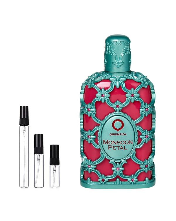 Orientica Monsoon Petal sample – decant in a glass spray vial (2, 5 or 10 ml)