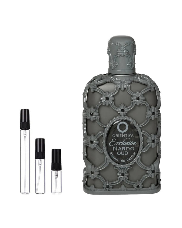 Orientica Nardo Oud sample – decant in a glass spray vial (2, 5 or 10 ml)