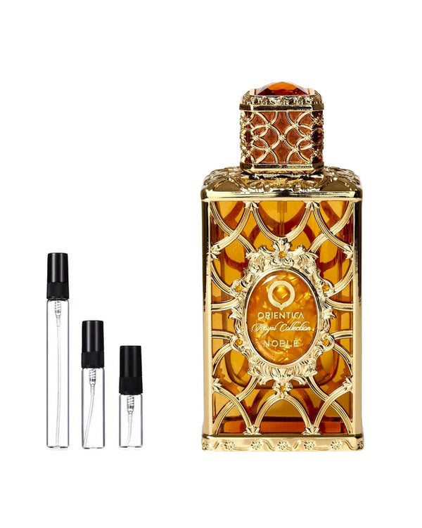 Orientica Noble sample – decant in a glass spray vial (2, 5 or 10 ml)