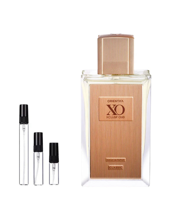 Orientica Xclusif Oud Classic sample – decant in a glass spray vial (2, 5 or 10 ml)