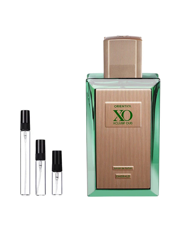 Orientica Xclusif Oud Emerald sample – decant in a glass spray vial (2, 5 or 10 ml)