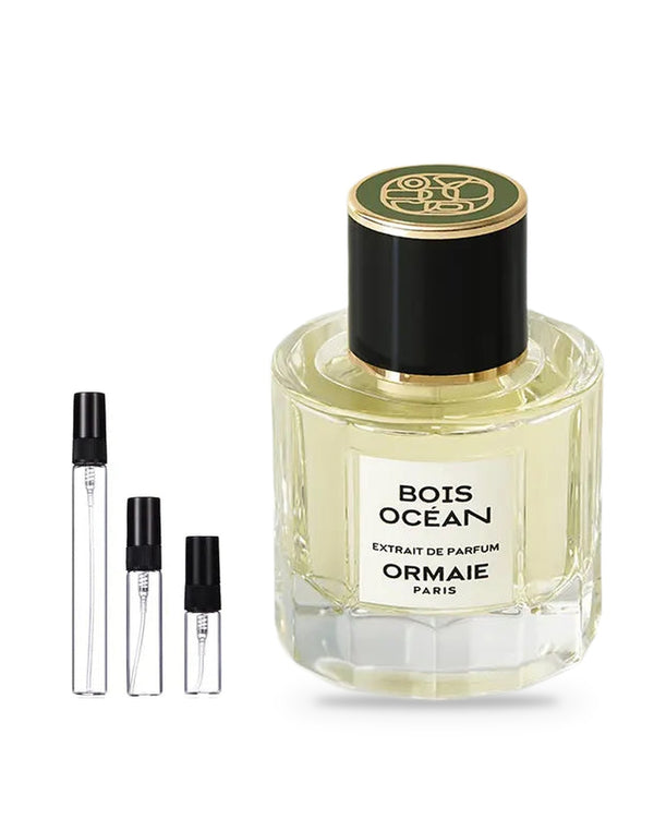 Ormaie Bois Océan sample – decant in a glass spray vial (2, 5 or 10 ml)