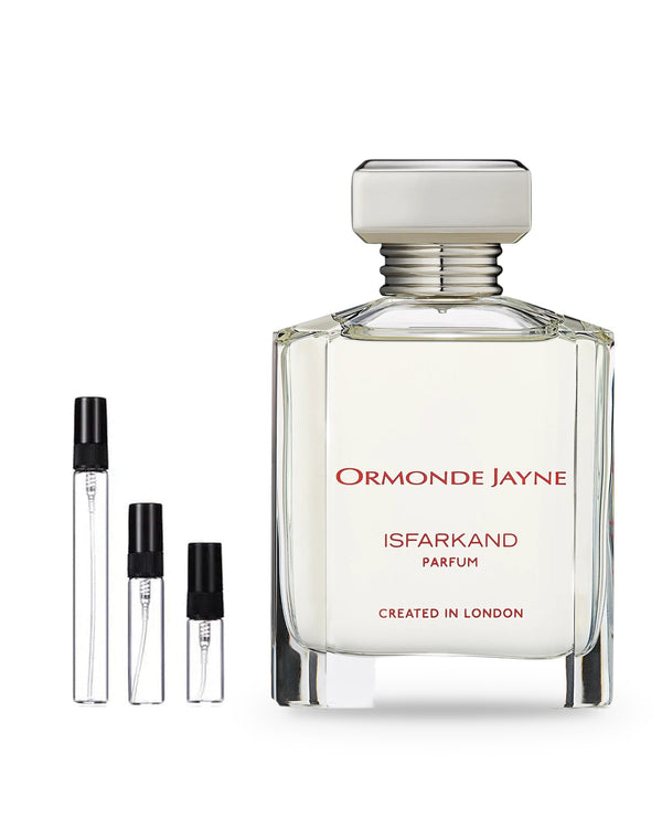 Ormonde Jayne Isfarkand sample – decant in a glass spray vial (2, 5 or 10 ml)