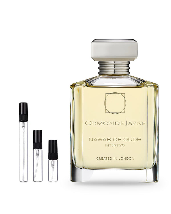 Ormonde Jayne Nawab Of Oudh Intensivo sample – decant in a glass spray vial (2, 5 or 10 ml)