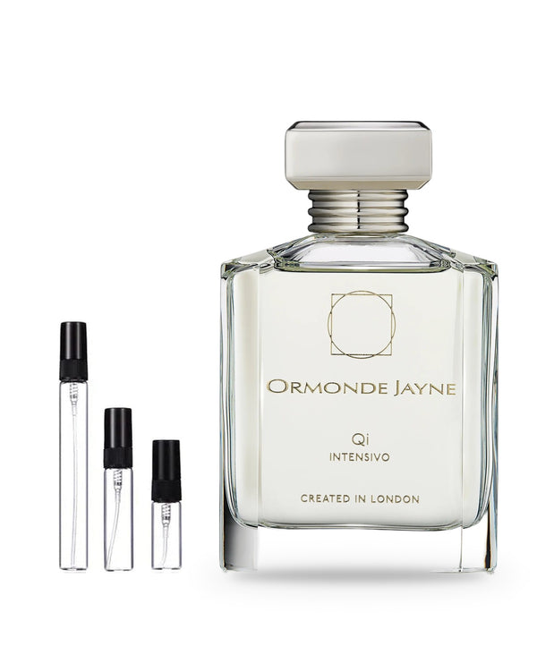 Ormonde Jayne Qi Intensivo sample – decant in a glass spray vial (2, 5 or 10 ml)