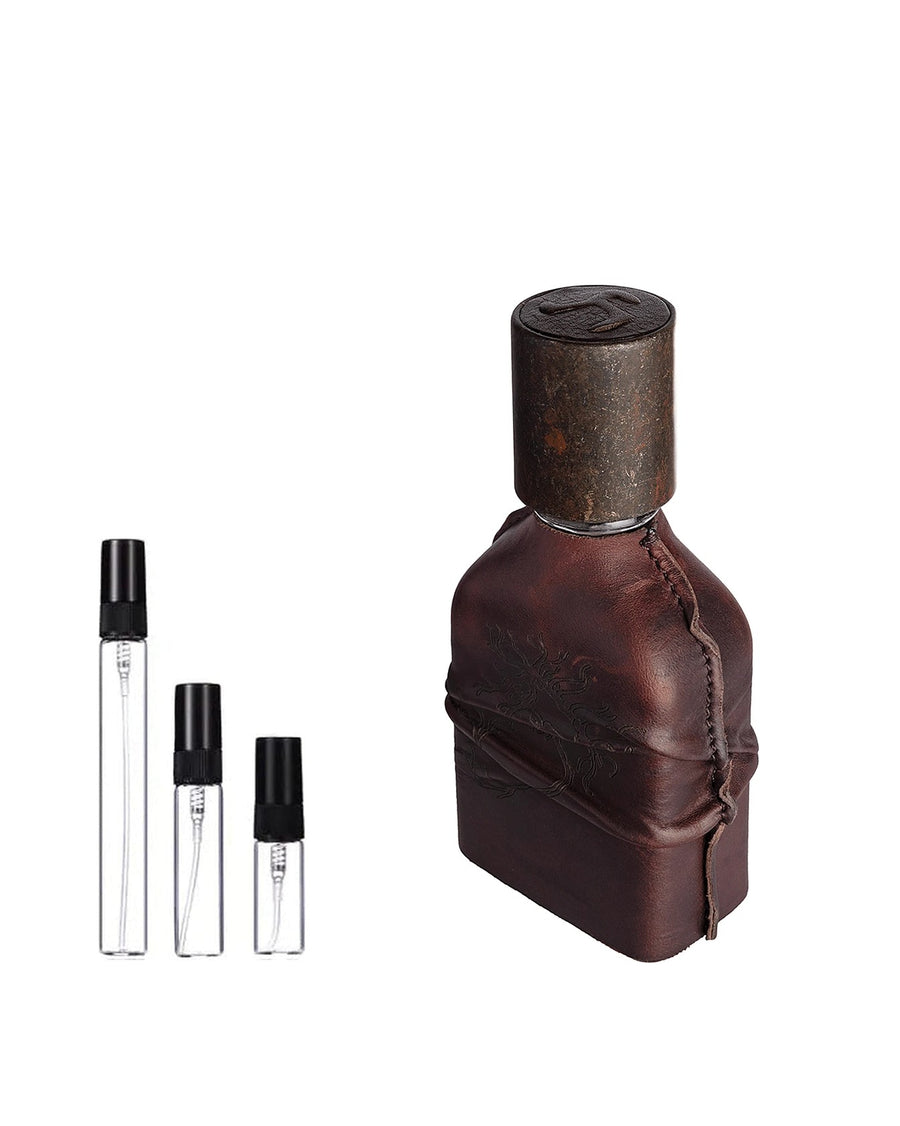 Orto Parisi Cuoium sample – decant in a glass spray vial (2, 5 or 10 ml)
