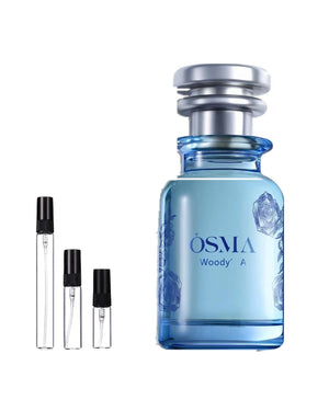Osma Woody A sample – decant in a glass spray vial (2, 5 or 10 ml)