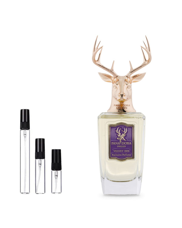 Pana Dora Velvet Iris sample – decant in a glass spray vial (2, 5 or 10 ml)