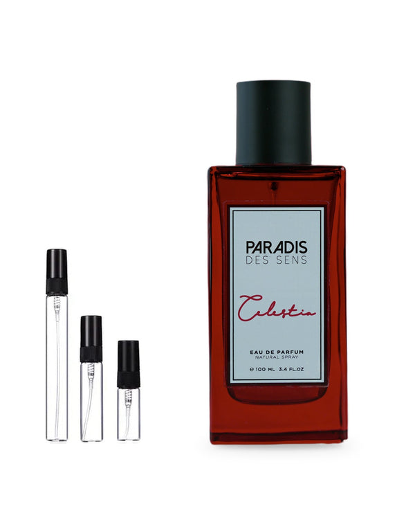 Paradis des Sens Celestia sample – decant in a glass spray vial (2, 5 or 10 ml)