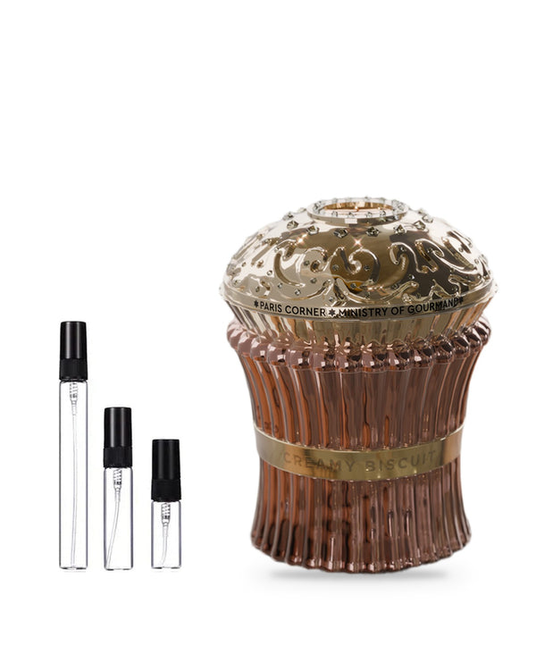 Paris Corner Creamy Biscuit sample – decant in a glass spray vial (2, 5 or 10 ml)