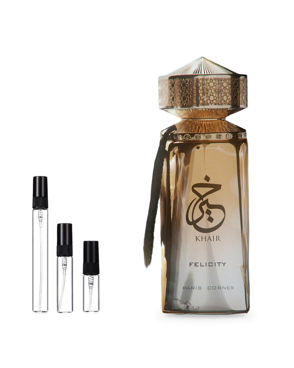 Paris Corner Khair Felicity sample – decant in a glass spray vial (2, 5 or 10 ml)