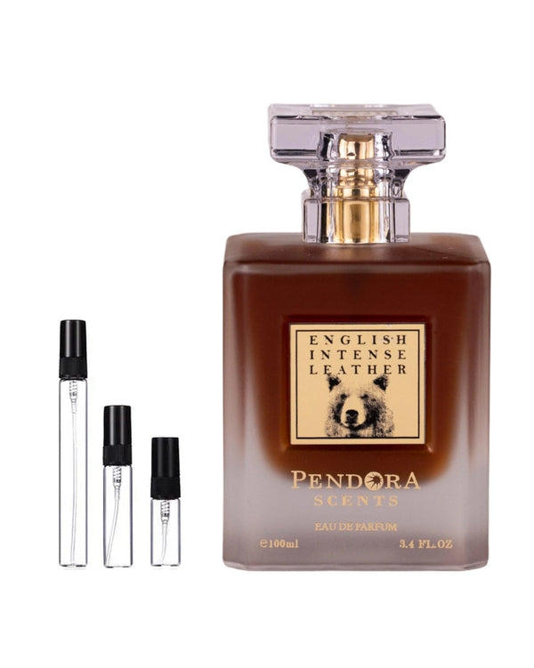 Pendora Scents English Leather sample – decant in a glass spray vial (2, 5 or 10 ml)