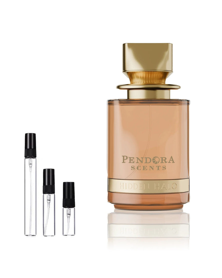 Pendora Scents Hidden Halo sample – decant in a glass spray vial (2, 5 or 10 ml)