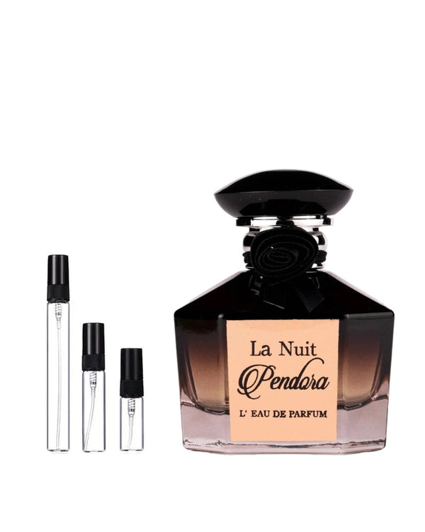 Pendora Scents La Nuit Pendora sample – decant in a glass spray vial (2, 5 or 10 ml)