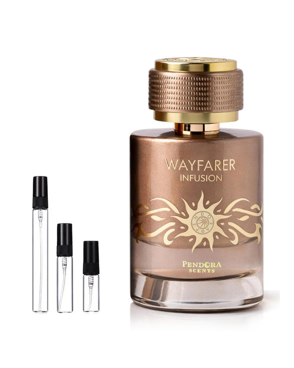 Pendora Scents Wayfarer Infusion sample – decant in a glass spray vial (2, 5 or 10 ml)
