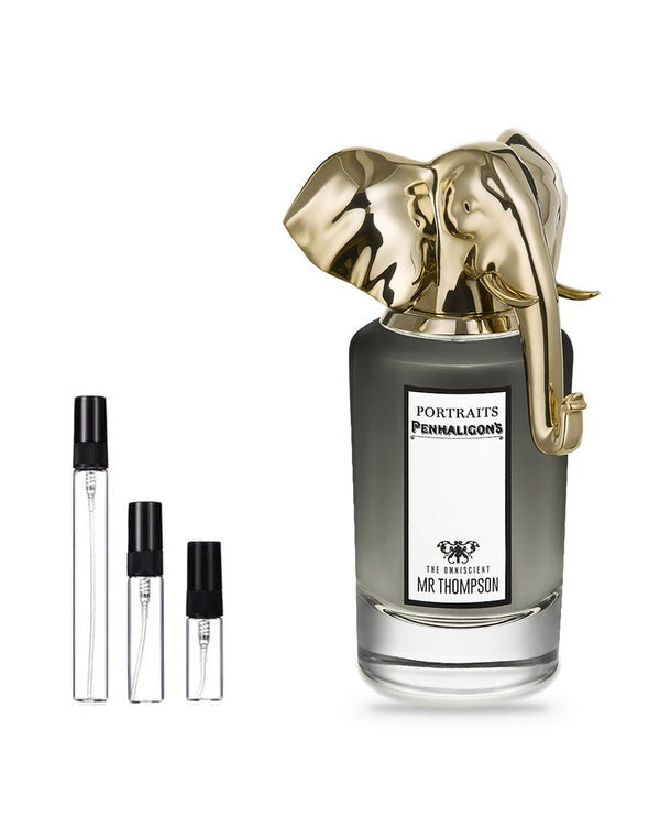 Penhaligon's Penhaligon The Omniscient Mr Thompson sample – decant in a glass spray vial (2, 5 or 10 ml)