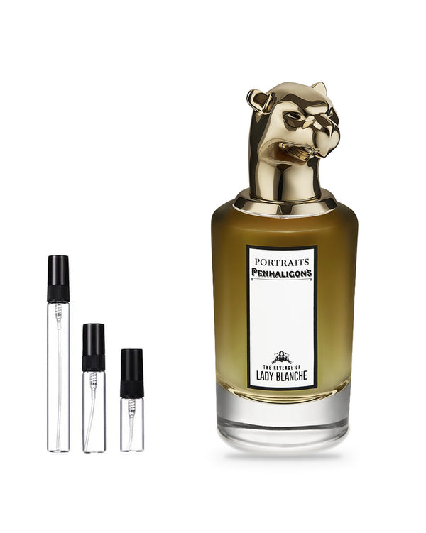 Penhaligon's The Revenge Of Lady Blanche sample – decant in a glass spray vial (2, 5 or 10 ml)