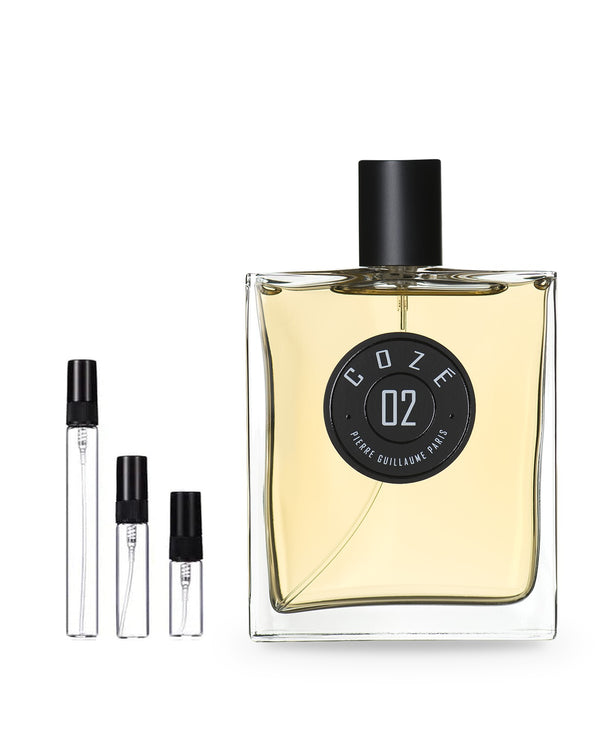 Pierre Guillaume Paris 02 Coze sample – decant in a glass spray vial (2, 5 or 10 ml)