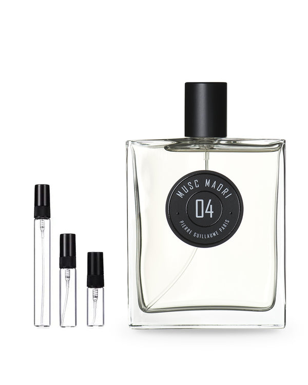 Pierre Guillaume Paris 04 Musc Maori sample – decant in a glass spray vial (2, 5 or 10 ml)