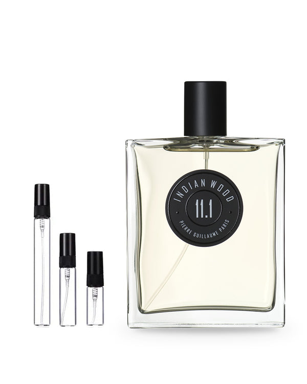 Pierre Guillaume Paris 11.1 Indian Wood sample – decant in a glass spray vial (2, 5 or 10 ml)