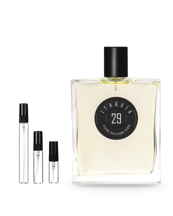 Pierre Guillaume Paris 29 Itabaia sample – decant in a glass spray vial (2, 5 or 10 ml)