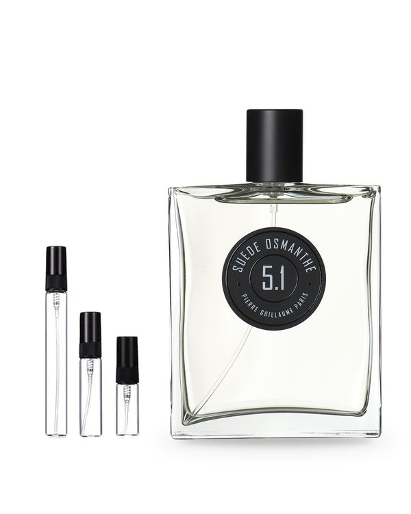 Pierre Guillaume Paris 5.1 Suede Osmanthe sample – decant in a glass spray vial (2, 5 or 10 ml)