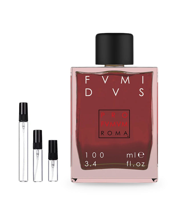 Profumum Roma Fumidus sample – decant in a glass spray vial (2, 5 or 10 ml)