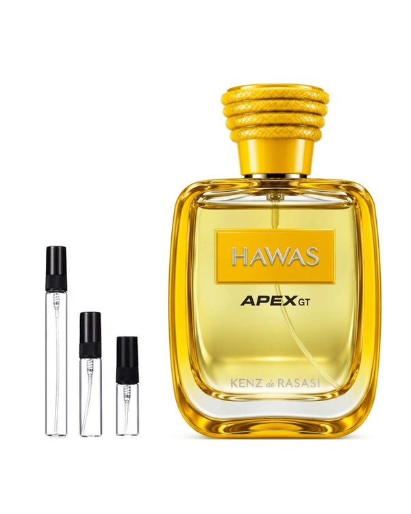Rasasi Hawas Apex GT - Kenz De Rasasi sample – decant in a glass spray vial (2, 5 or 10 ml)