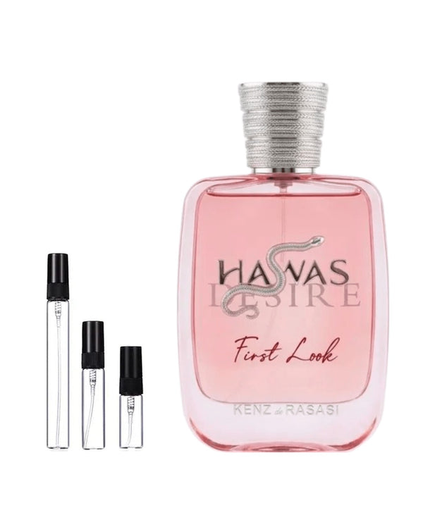 Rasasi Hawas Desire First Look sample – decant in a glass spray vial (2, 5 or 10 ml)
