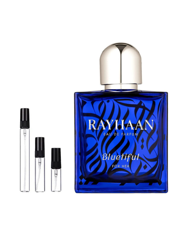 Rayhaan Bluetiful sample – decant in a glass spray vial (2, 5 or 10 ml)