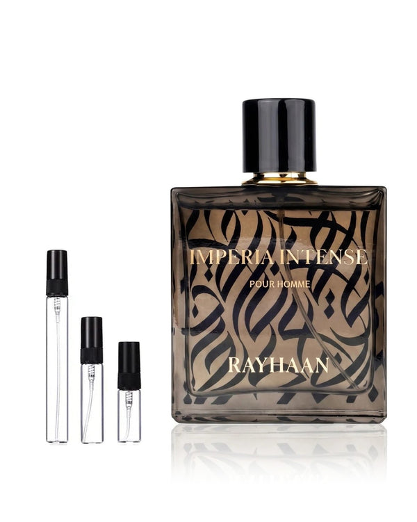 Rayhaan Imperia Intense sample – decant in a glass spray vial (2, 5 or 10 ml)