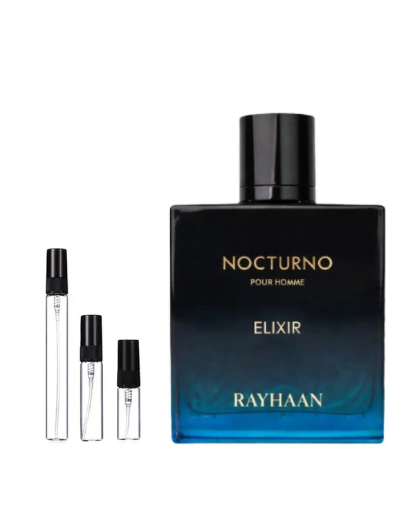 Rayhaan Nocturno Elixir sample – decant in a glass spray vial (2, 5 or 10 ml)