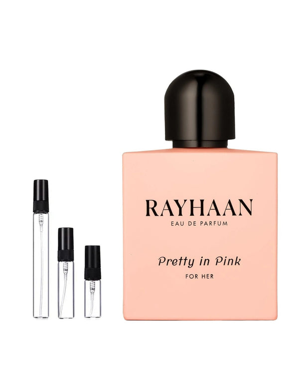 Rayhaan Pretty in Pink sample – decant in a glass spray vial (2, 5 or 10 ml)