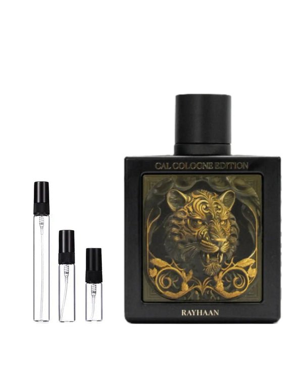 Rayhaan Tiger sample – decant in a glass spray vial (2, 5 or 10 ml)
